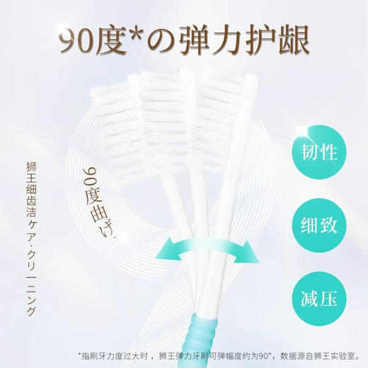 【特惠价】狮王细齿洁弹力护龈牙刷三支特惠装 商品图4