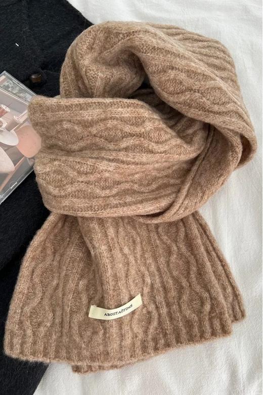 Say Something 百搭单品休闲保暖针织围巾 21719 商品图0