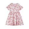 笛莎千与2025夏季新款女童气质甜美印花棉布短袖连衣裙 商品缩略图4
