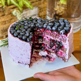 『蓝莓流心』夹心满满超美味蓝莓生日蛋糕