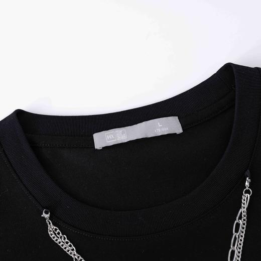 【新品上新】HX 夏季圆领短袖T恤微宽松C102520018101/02 商品图4