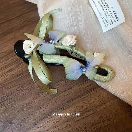 【家居百货】【仙气蝴蝶鸭嘴夹】9.9/两个！氛围感小花发夹，夏天用它盘发好看又凉快！ 商品图8