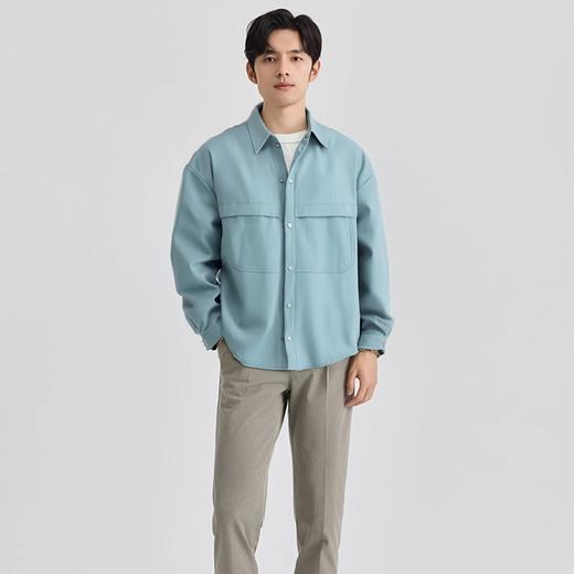 SCWJ斯辰唯佳百搭夹克衬衫，软糯舒适，休闲百搭，男女同款 商品图7