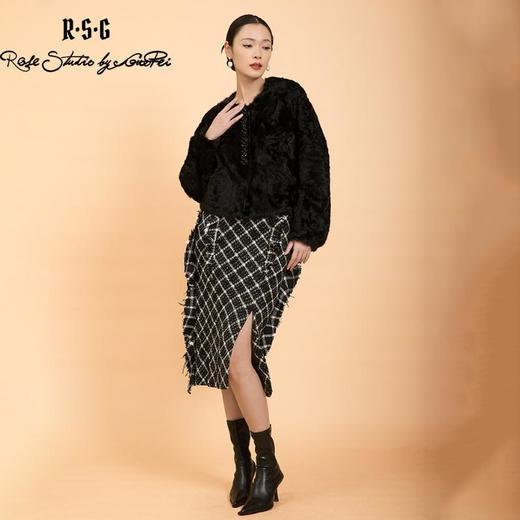 郭培成衣品牌精品系列新中式老钱风羊羔毛皮草外套 商品图1