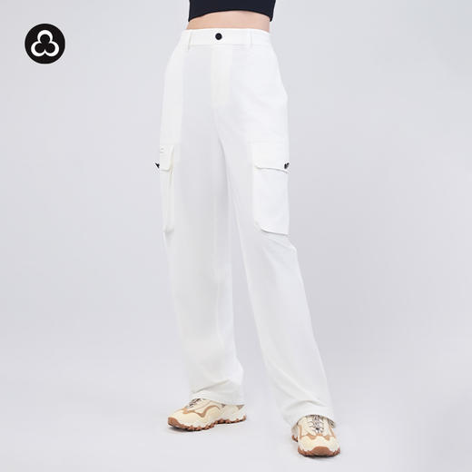 TITIKA ACTIVE机能风防水轻薄高腰工装裤弹力摇头宽松休闲裤11193 商品图0