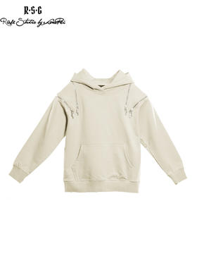 RSG郭培成衣品牌原创设计感重磅休闲纯棉连帽女卫衣女装上衣