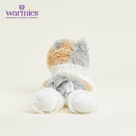 英国warmies 花脸猫安抚玩偶公仔送礼毛绒可加热抱枕 商品图2