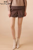 RSG郭培成衣品牌可可色贝壳纽扣休闲春夏季百搭短裤 商品缩略图5