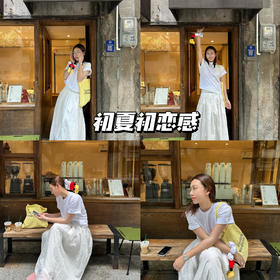 新品上身 | 清爽随性，干净温柔的美感白裙