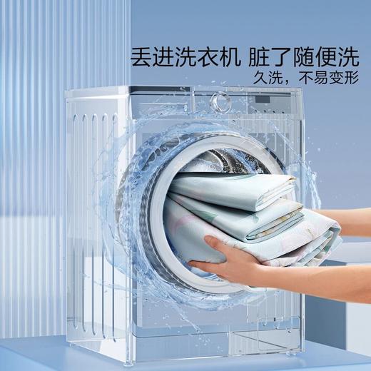 【水星家纺】夏季A类抑菌花颜灵韵床单式/床笠式可水洗印花冰丝席 商品图4