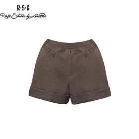RSG郭培成衣品牌可可色贝壳纽扣休闲春夏季百搭短裤