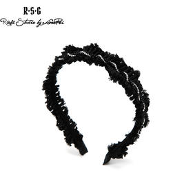 RSG郭培成衣品牌手工布艺褶皱装饰百搭发箍发夹头饰