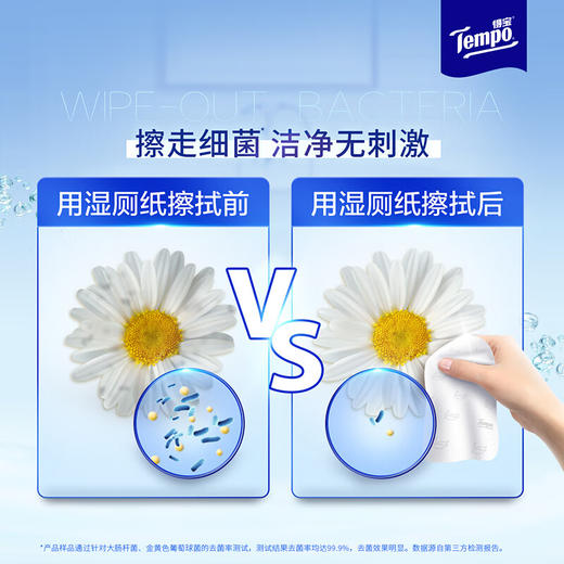 得宝洋甘菊湿厕纸40片五包量贩装 商品图3
