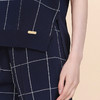 RSG郭培成衣品牌2023春夏仙人掌胸针装饰休闲薄针织格纹套装 商品缩略图2
