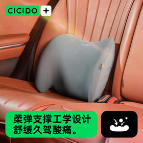 山姆在售  CICIDO车载天使翼头枕/腰靠&凝胶坐垫套装（坐垫+背靠）
