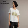 R.S.G精品系列新款夏季宽松圆领正肩半袖T恤刺绣印花上衣 商品缩略图1