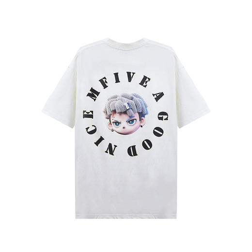 【新品上新】HX 夏季圆领短袖T恤C102520030101/02/03 商品图3