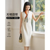 剩S/M 米思阳2025夏季新款气质通勤无袖醋酸连衣裙修身职业西装打底裙女1745 商品缩略图1