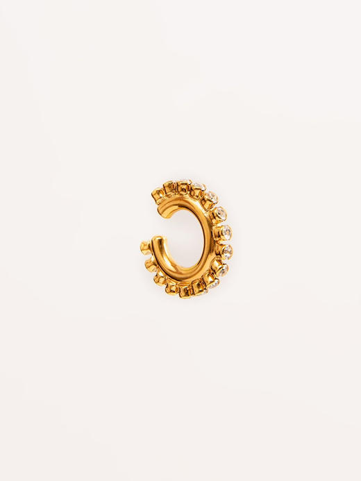 Chabaux Bling 系列耳挂 - 中号 gold/silver（单个） 商品图4