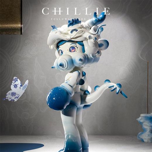 CHILLIE天青过雨——小龙女系列手办青花瓷 商品图3