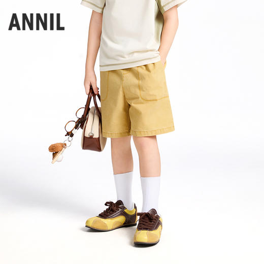 【实体店同款】男童全腰梭织中裤夏季新款安奈儿童装AB526658 商品图2