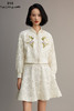 郭培成衣品牌【“药”爱自己】压花纹理刺绣雪莲花夹克半身裙套装 商品缩略图5