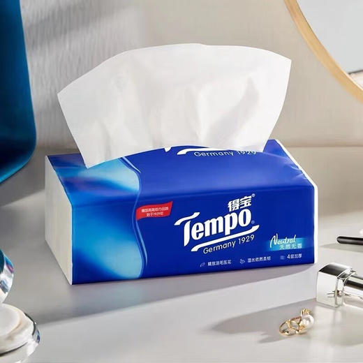 得宝抽纸90抽/包整箱装64包（160-195mm，每抽4层） 商品图2