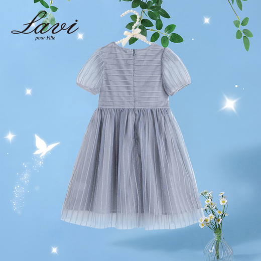 【银丝网纱裙】【110-160】夏季女童短袖连衣裙儿童裙子 商品图2