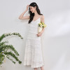 【肌理感蕾丝】经典优雅V领吊带连衣裙女春夏收腰长裙V0550120 商品缩略图2