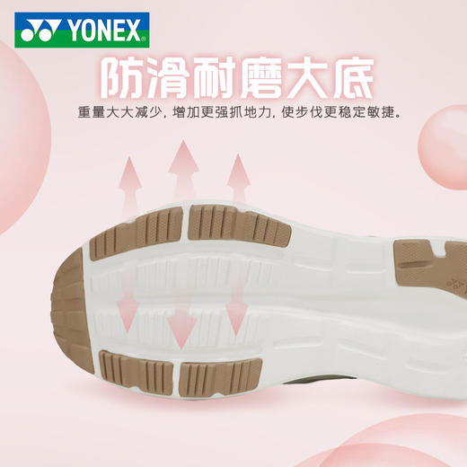 2025新款YONEX尤尼克斯 yy舒适休闲慢跑鞋男女减震动力垫SHW123EX 商品图6