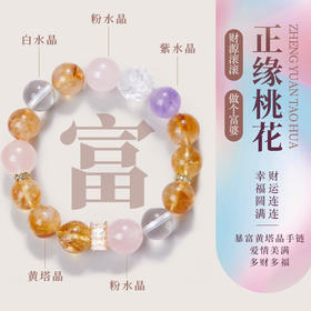 【美人精选】乘风2025✖️ISME【爱情美满多财多福】黄水晶多宝手串小众轻奢高级感转运珠手链女款