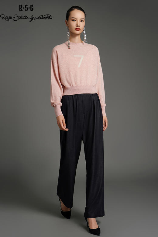 RSG郭培成衣品牌高级垂感高腰阔腿显瘦时尚百搭西裤 商品图5