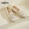 预售10天|Safiya/索菲娅2025春夏百搭懒人编织透气休闲蕾丝渔夫鞋SFD1112219 商品缩略图4