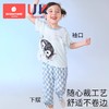 科巢儿童睡衣套装女童家居服男孩宝宝短袖空调服2025新款a类夏季薄款 商品缩略图4