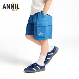 【实体店同款】男童全腰梭织中裤夏季新款安奈儿童装AB526653