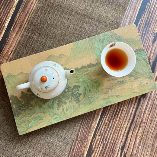 【可吸水茶台】巴蜀汉陶非遗茶砖壶承 （瞬间吸水，自然挥水，非遗工艺） 商品图3