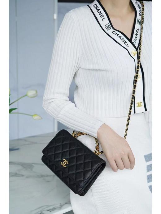 香奈儿黑金手柄woc斜挎包（HH） 商品图1