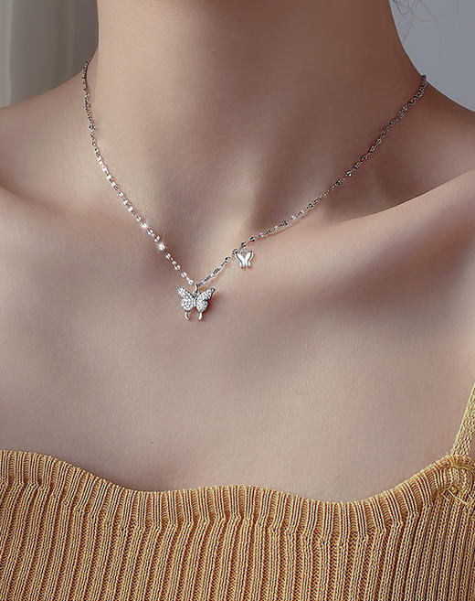 Winy925银密语项链轻奢简约银色 商品图4