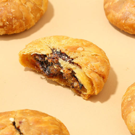 【买一送一！安徽特产黄山烧饼】酥脆爽口咸甜带辣的味道，梅干菜扣肉酥饼170g安徽特产香脆老式手工街边小吃 商品图2