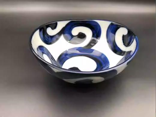 日本进口西庵窑染工房椭圆小碗套装 商品图3