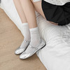 【1双装】女士超薄零感蛋白细抽条堆堆袜夏季薄袜时尚袜【6双6折 2512208】 商品缩略图1