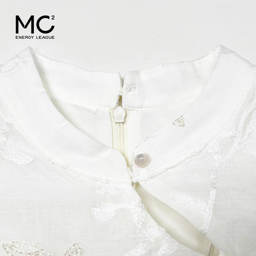 女装立领斜门襟蕾丝拼接中式连衣裙-1293Q5221005 商品图1