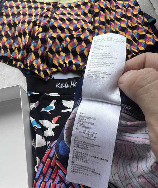 全新正品happy socks棉氨纶高弹力透气印花男士平角裤男士内裤，只有S M 码
天猫单条160+ 我们一盒三条99包邮。颜色随机发 商品图7