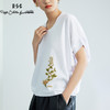 郭培成衣品牌【“药”爱自己】何首乌刺绣大蝙蝠袖T恤 商品缩略图2