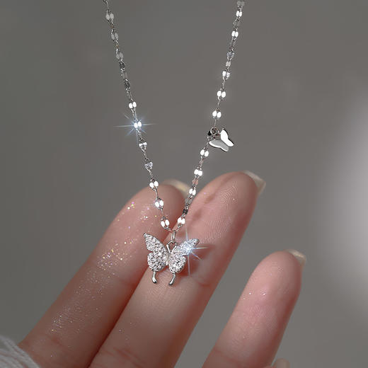 Winy925银密语项链轻奢简约银色 商品图5