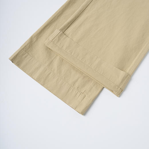 ROMI STUDIO “自在分寸” 100%洗水棉重酵洗水直筒休闲裤 421K6062 商品图4