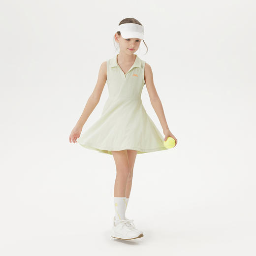 [凉感]马克珍妮女童运动polo领无袖连衣裙儿童裙子夏装新款550803 商品图3