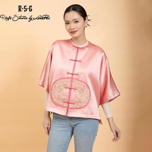 东方境X郭培联名系列：轻高定圆盘刺绣棉服 商品图3