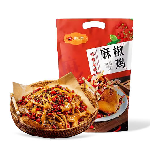 椒口赞·手撕麻椒鸡  （整只）800g  皮脆肉香 麻辣鲜香有嚼劲 商品图0