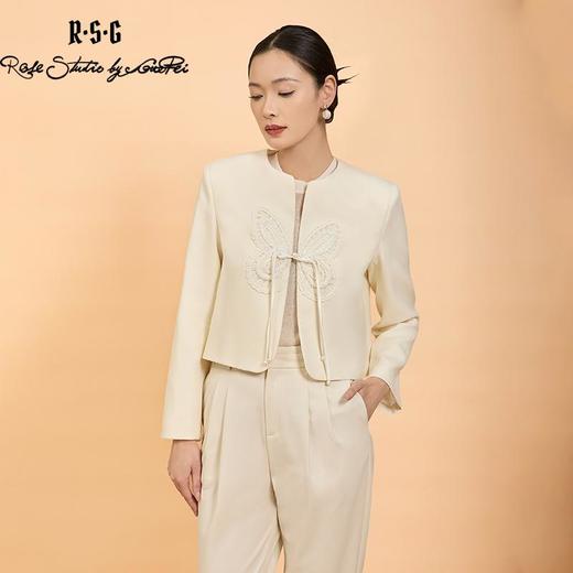 郭培成衣品牌精品系列国风飞舞蝴蝶短外套 商品图2